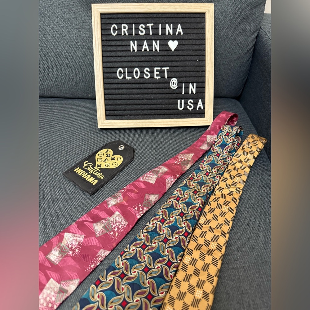 Bundle - Three Wide Ties (Different Brands) - image 4